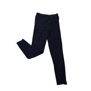 Neiman Marcus Cashmere Navy Washable Fitted Lounge Pants Size Small EUC